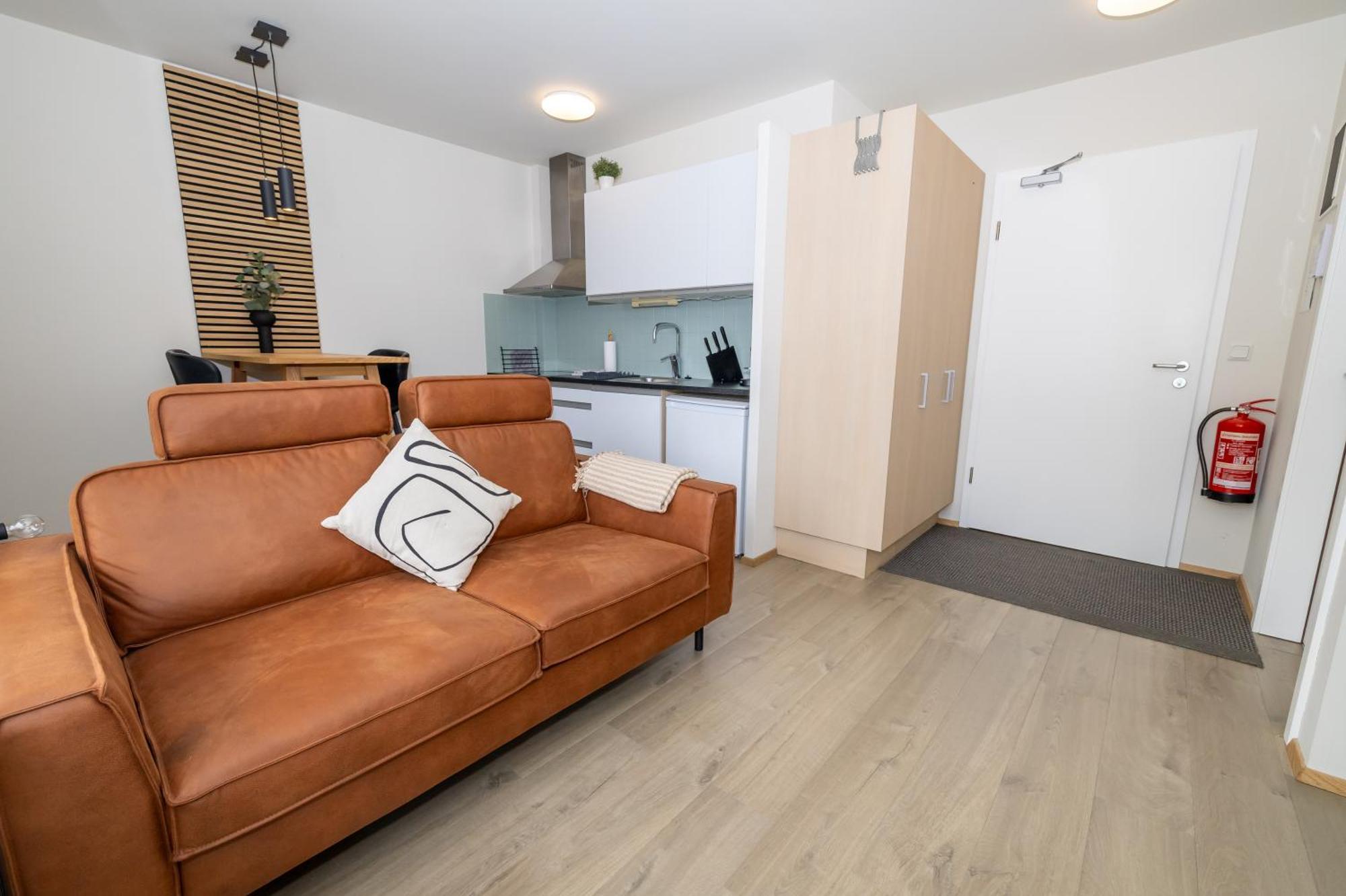 Charming Deluxe Apartment Akureyri Rum bild